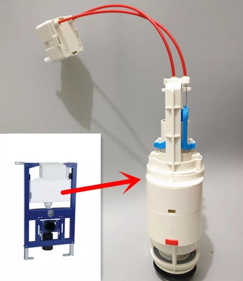 Dual flush discharge valve for a concealed cistern